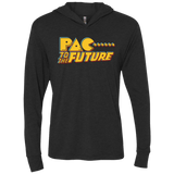 T-Shirts Vintage Black / X-Small Pac to the Future Triblend Long Sleeve Hoodie Tee