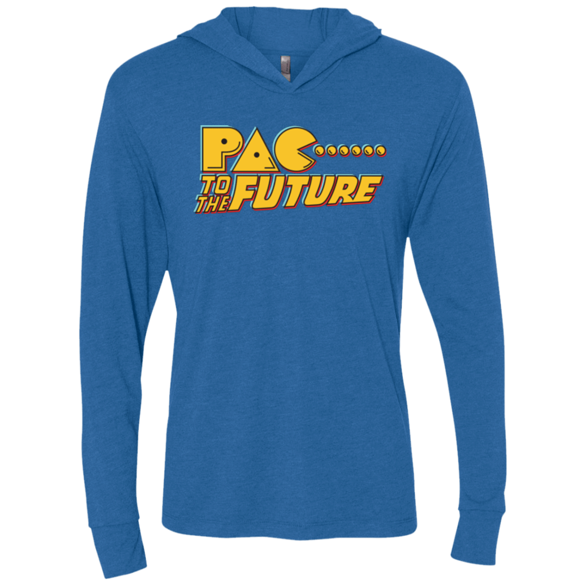 T-Shirts Vintage Royal / X-Small Pac to the Future Triblend Long Sleeve Hoodie Tee