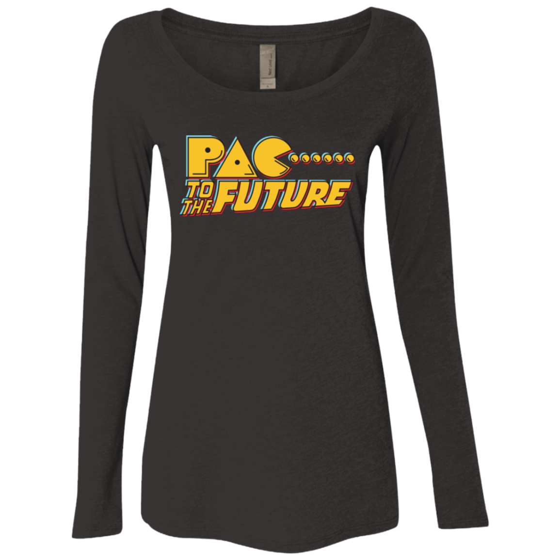 T-Shirts Vintage Black / Small Pac to the Future Women's Triblend Long Sleeve Shirt