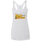 T-Shirts Heather White / X-Small Pac to the Future Women's Triblend Racerback Tank