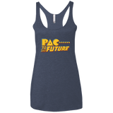 T-Shirts Vintage Navy / X-Small Pac to the Future Women's Triblend Racerback Tank