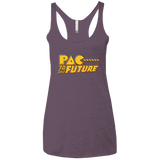 T-Shirts Vintage Purple / X-Small Pac to the Future Women's Triblend Racerback Tank