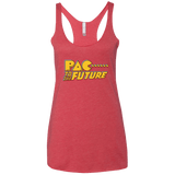 T-Shirts Vintage Red / X-Small Pac to the Future Women's Triblend Racerback Tank