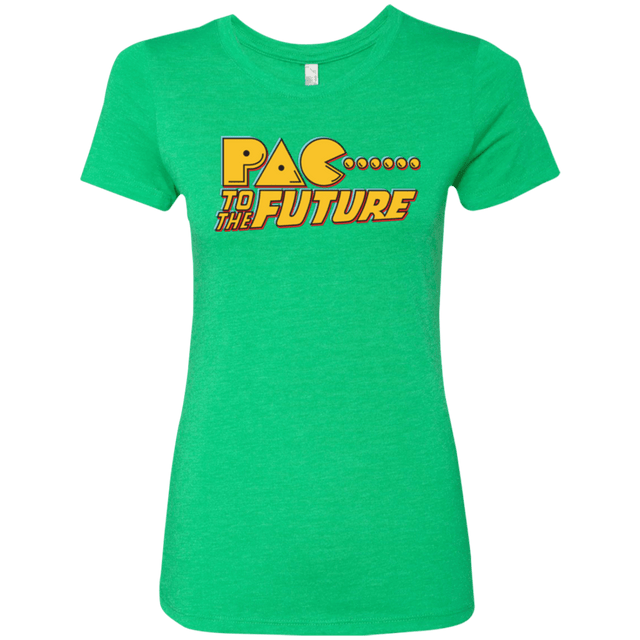 T-Shirts Envy / Small Pac to the Future Women's Triblend T-Shirt
