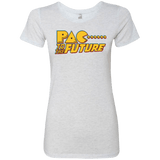 T-Shirts Heather White / Small Pac to the Future Women's Triblend T-Shirt