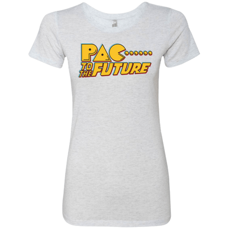 T-Shirts Heather White / Small Pac to the Future Women's Triblend T-Shirt