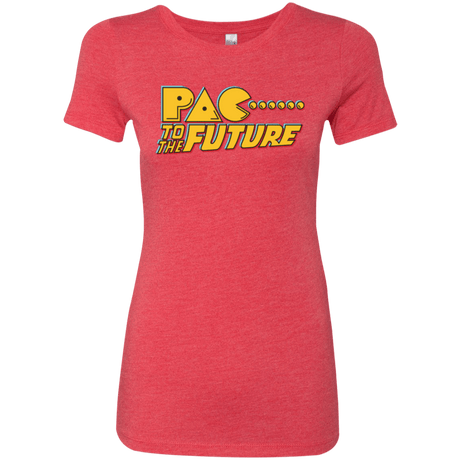 T-Shirts Vintage Red / Small Pac to the Future Women's Triblend T-Shirt