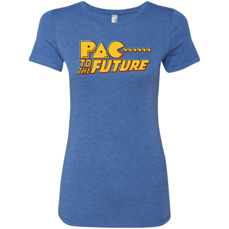 T-Shirts Vintage Royal / Small Pac to the Future Women's Triblend T-Shirt