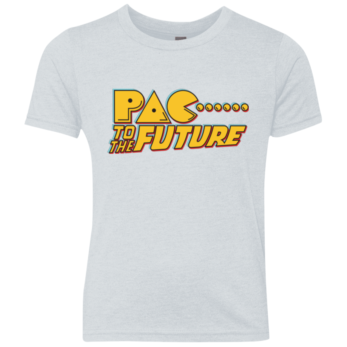 T-Shirts Heather White / YXS Pac to the Future Youth Triblend T-Shirt