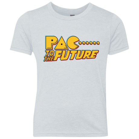 T-Shirts Heather White / YXS Pac to the Future Youth Triblend T-Shirt