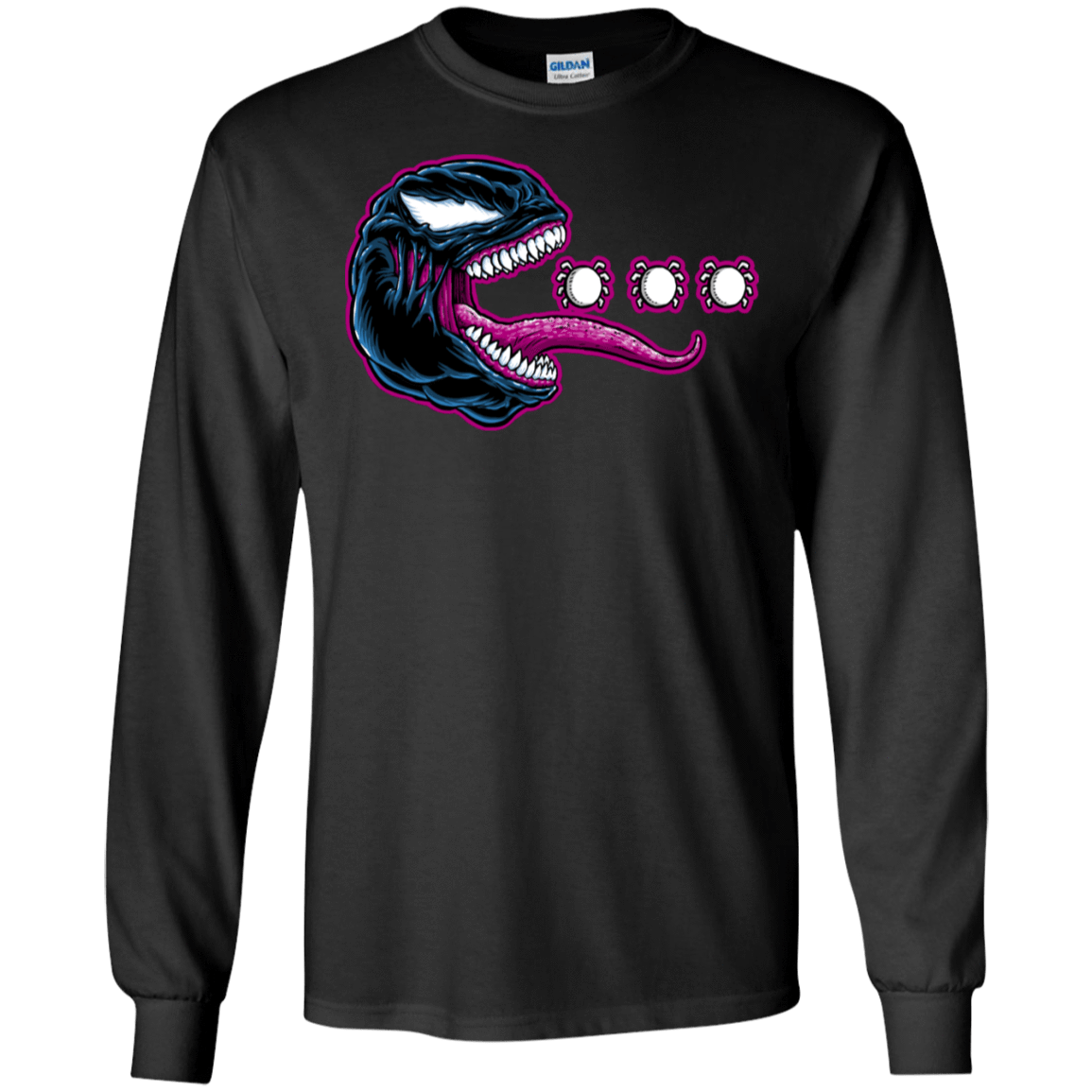 T-Shirts Black / S Pac Venom Men's Long Sleeve T-Shirt