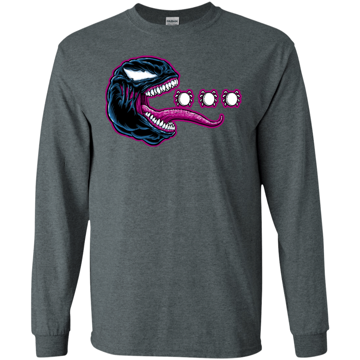 T-Shirts Dark Heather / S Pac Venom Men's Long Sleeve T-Shirt