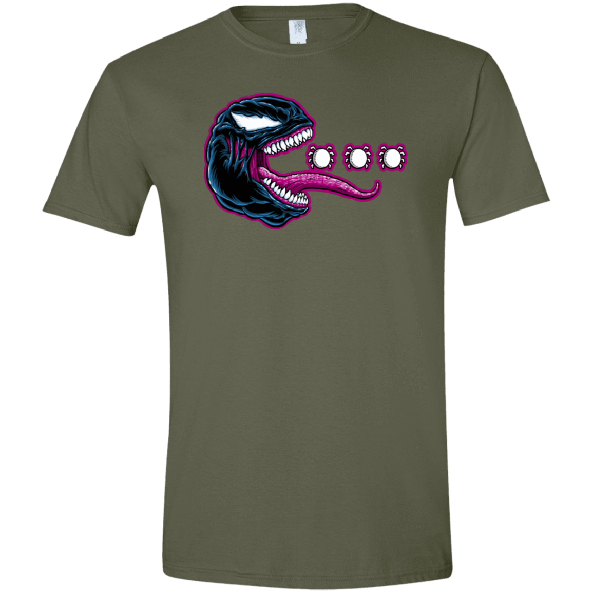 T-Shirts Military Green / S Pac Venom Men's Semi-Fitted Softstyle