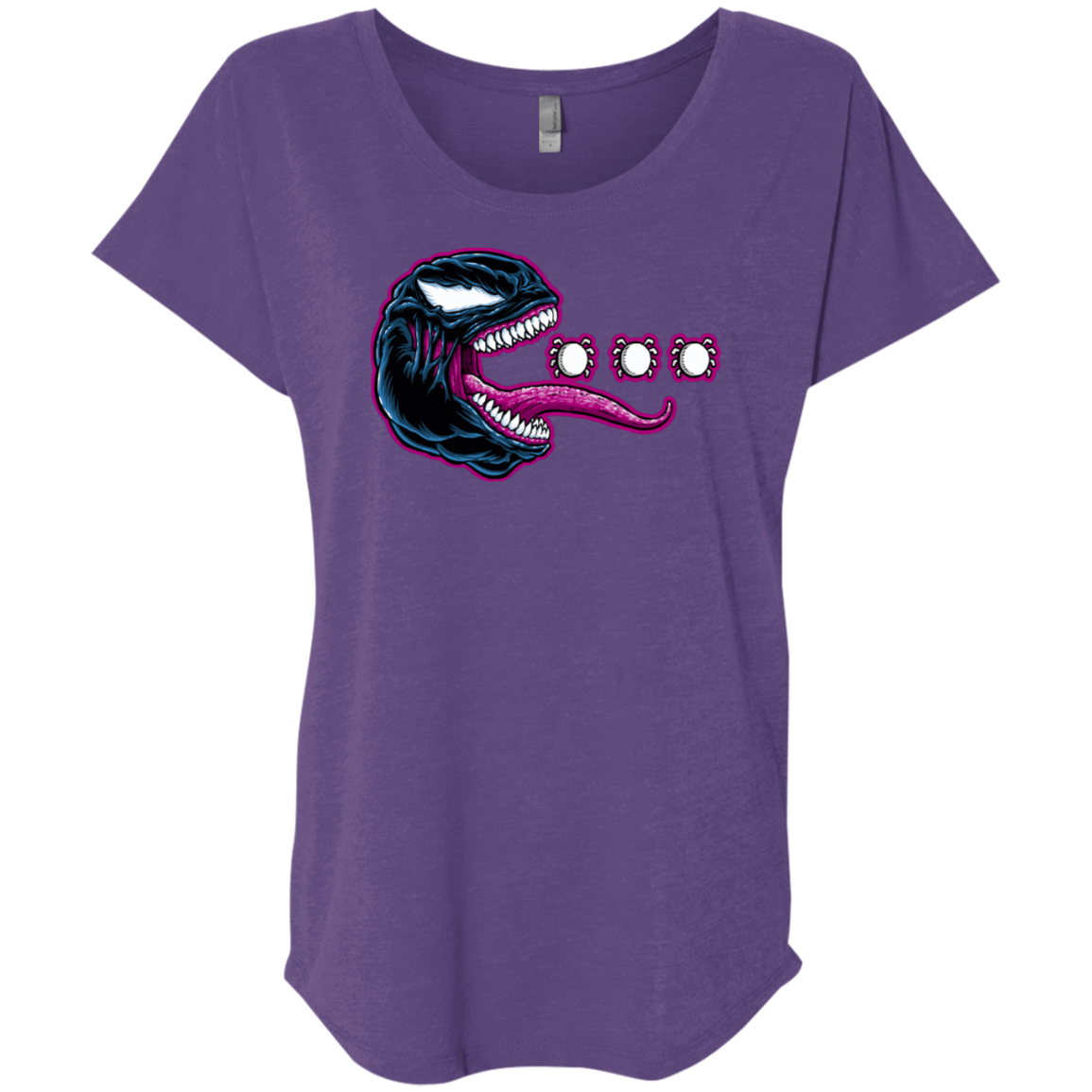 T-Shirts Purple Rush / X-Small Pac Venom Triblend Dolman Sleeve