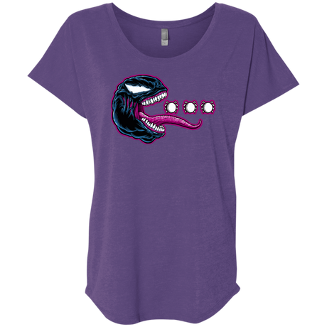 T-Shirts Purple Rush / X-Small Pac Venom Triblend Dolman Sleeve