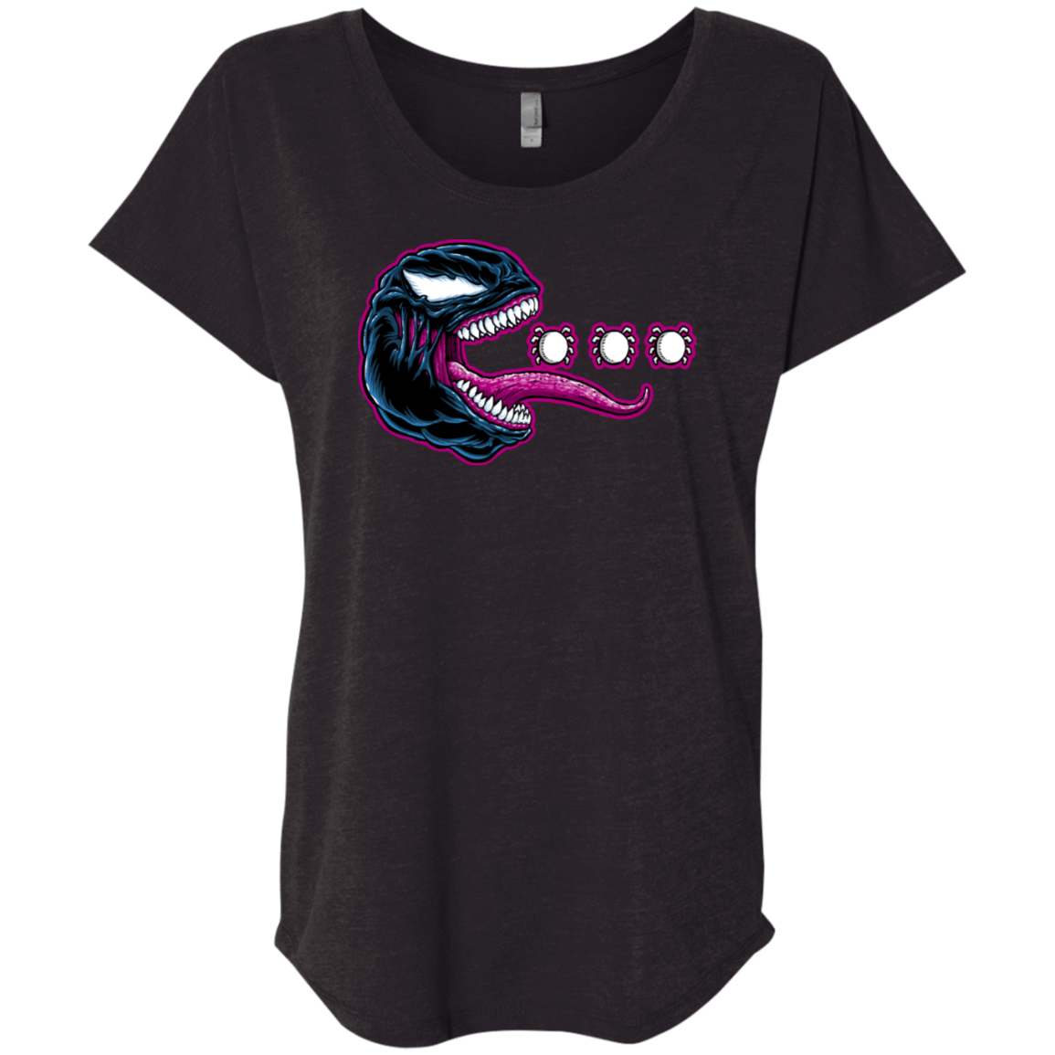 T-Shirts Vintage Black / X-Small Pac Venom Triblend Dolman Sleeve