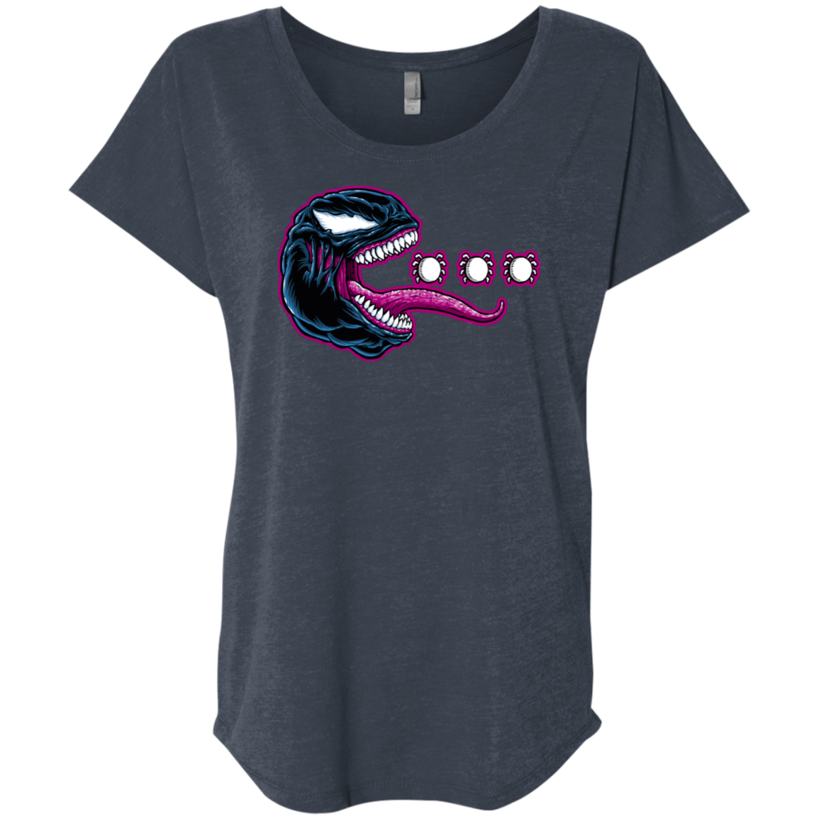 T-Shirts Vintage Navy / X-Small Pac Venom Triblend Dolman Sleeve