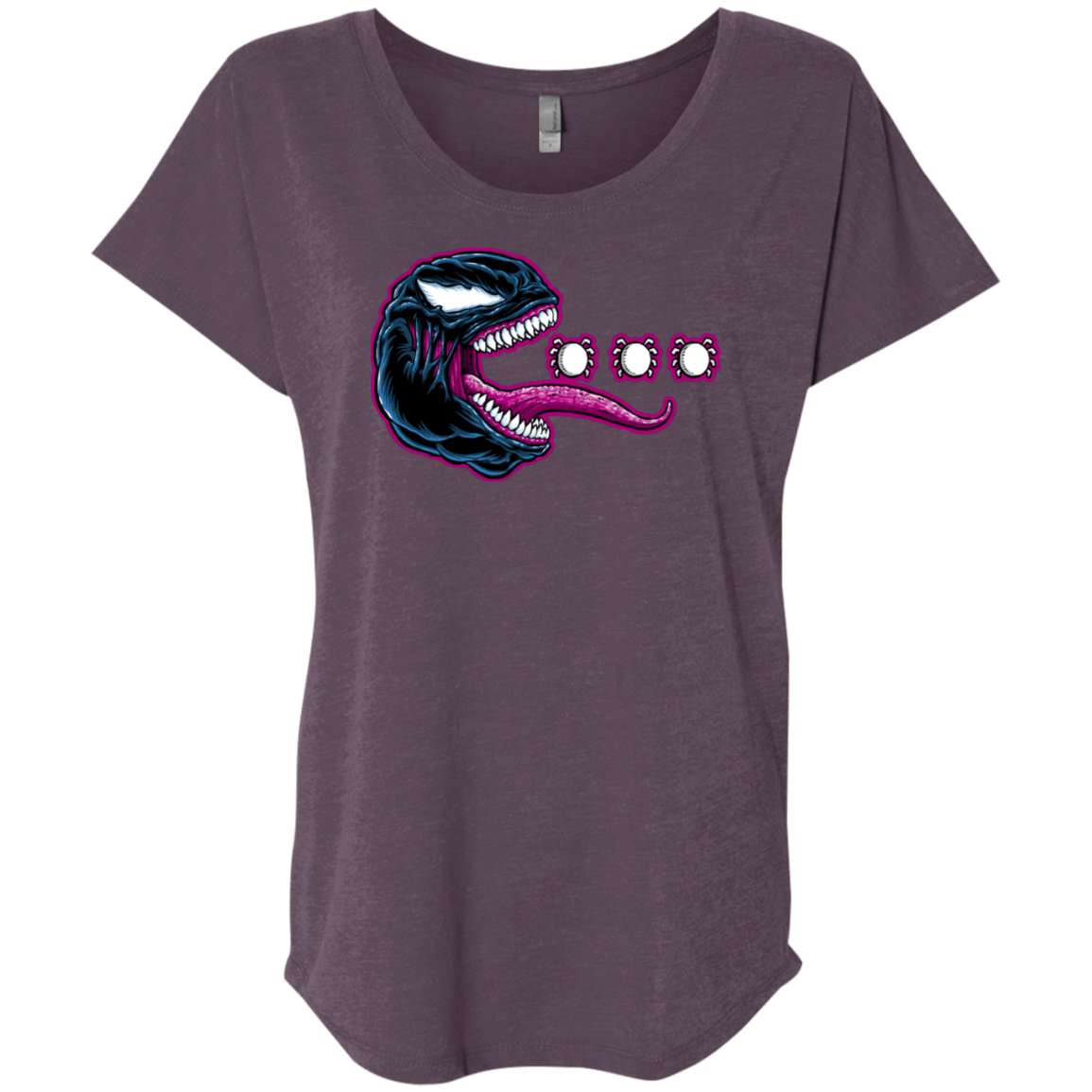 T-Shirts Vintage Purple / X-Small Pac Venom Triblend Dolman Sleeve