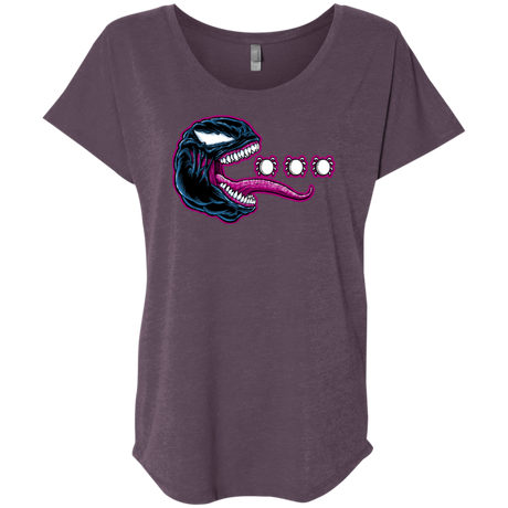T-Shirts Vintage Purple / X-Small Pac Venom Triblend Dolman Sleeve