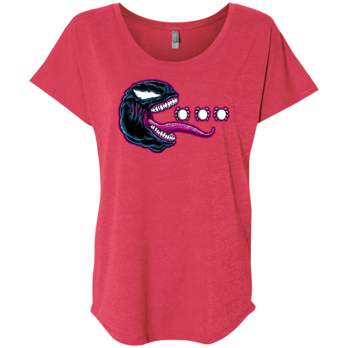 T-Shirts Vintage Red / X-Small Pac Venom Triblend Dolman Sleeve