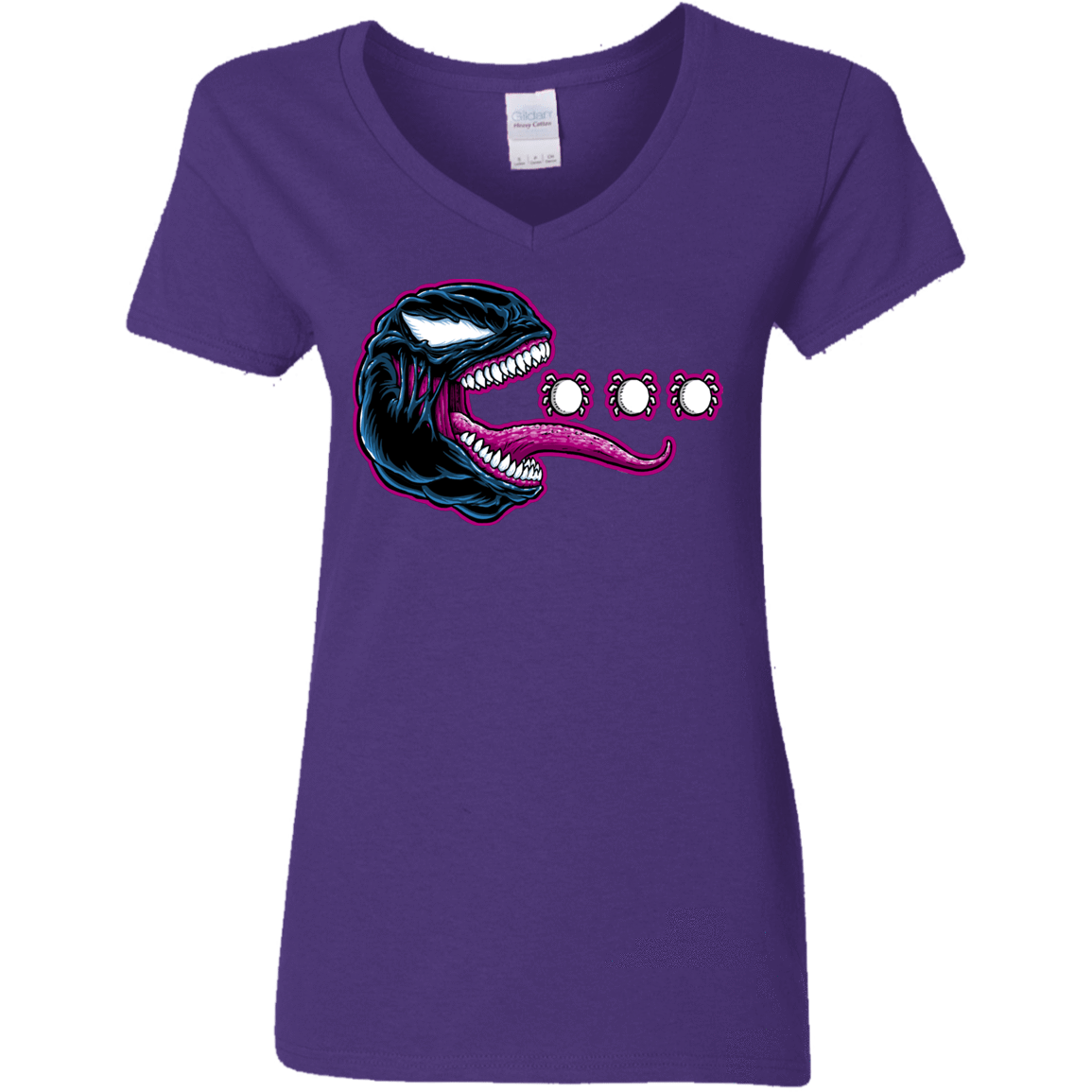 T-Shirts Purple / S Pac Venom Women's V-Neck T-Shirt