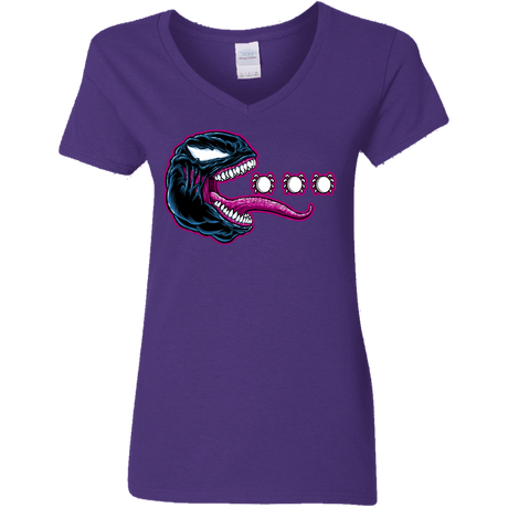 T-Shirts Purple / S Pac Venom Women's V-Neck T-Shirt