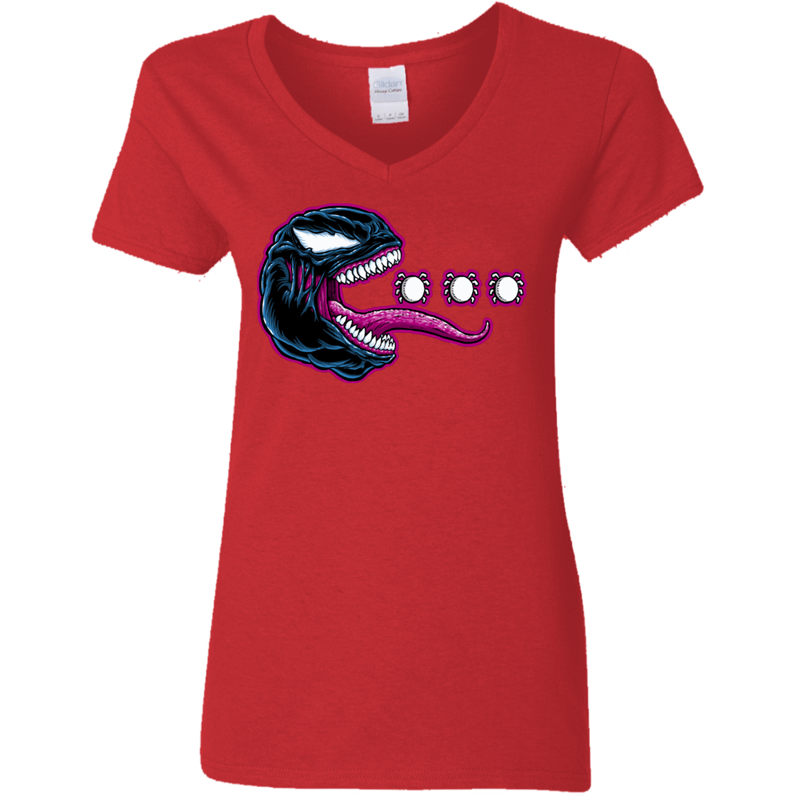 T-Shirts Red / S Pac Venom Women's V-Neck T-Shirt