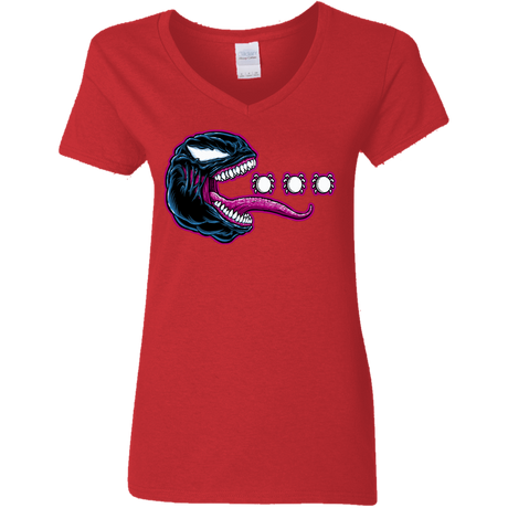 T-Shirts Red / S Pac Venom Women's V-Neck T-Shirt