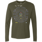 T-Shirts Military Green / Small Pac Wars Men's Premium Long Sleeve