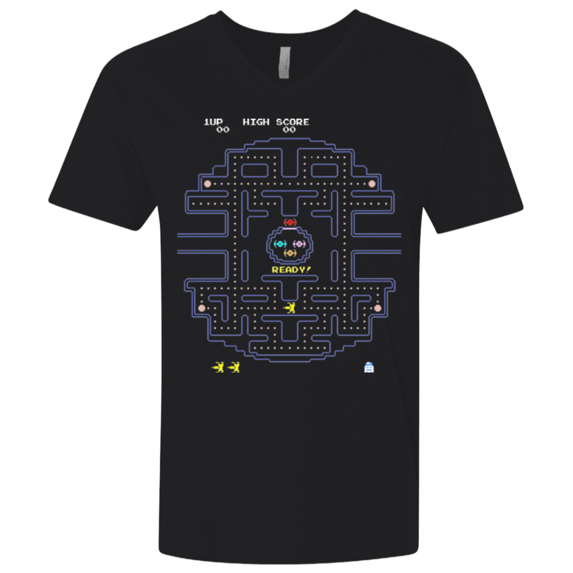 T-Shirts Black / X-Small Pac Wars Men's Premium V-Neck