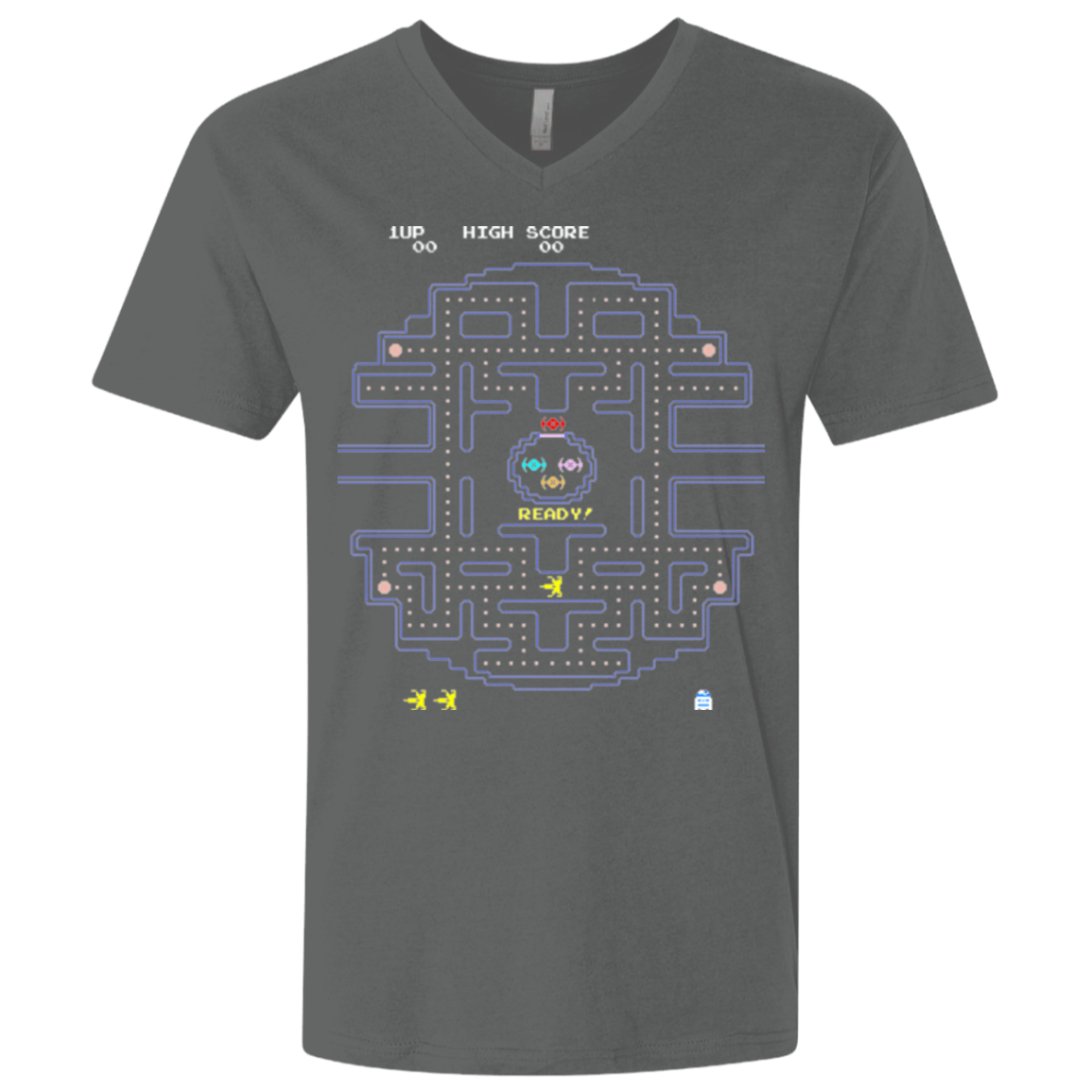 T-Shirts Heavy Metal / X-Small Pac Wars Men's Premium V-Neck