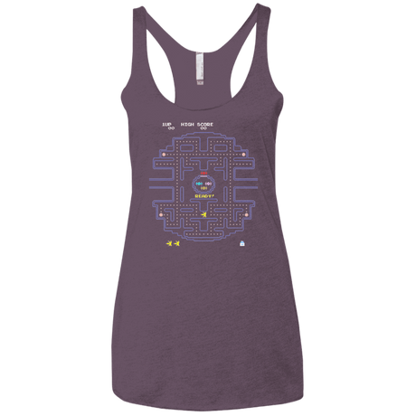 T-Shirts Vintage Purple / X-Small Pac Wars Women's Triblend Racerback Tank
