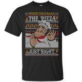 T-Shirts Black / S Pacha Pizza Ugly Sweater T-Shirt