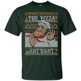 T-Shirts Forest / S Pacha Pizza Ugly Sweater T-Shirt