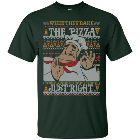 T-Shirts Forest / S Pacha Pizza Ugly Sweater T-Shirt