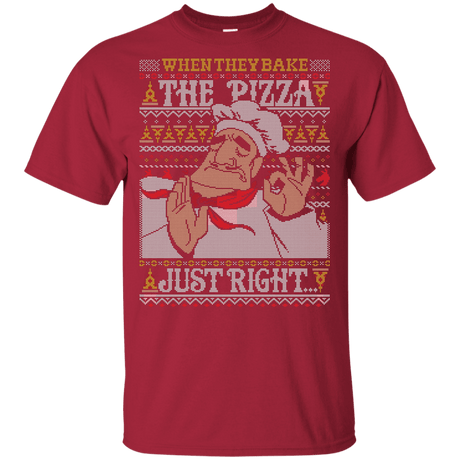 T-Shirts Cardinal / YXS Pacha Pizza Ugly Sweater Youth T-Shirt