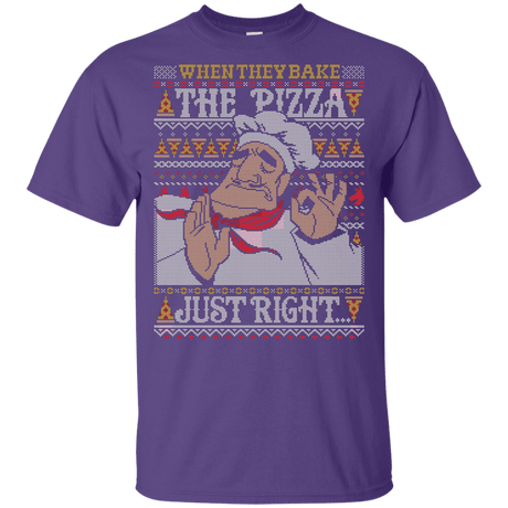 T-Shirts Purple / YXS Pacha Pizza Ugly Sweater Youth T-Shirt