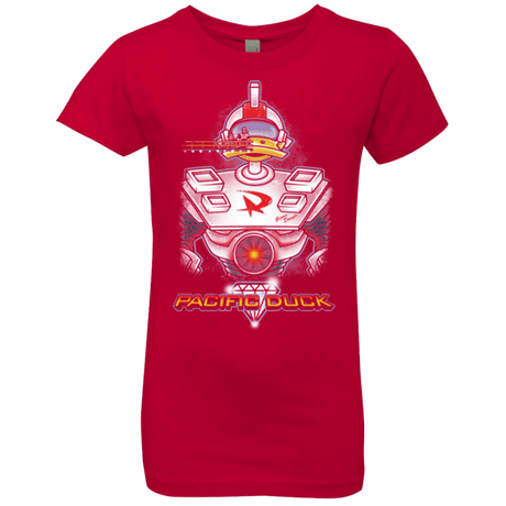 T-Shirts Red / YXS Pacific Duck Girls Premium T-Shirt