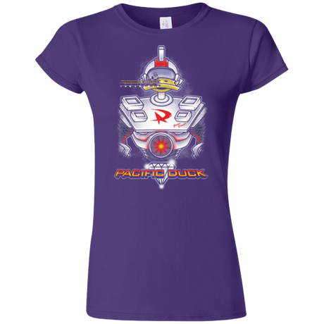 T-Shirts Purple / S Pacific Duck Junior Slimmer-Fit T-Shirt