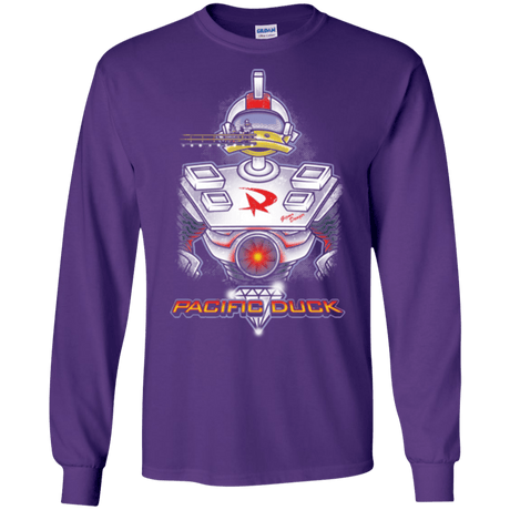 T-Shirts Purple / S Pacific Duck Men's Long Sleeve T-Shirt