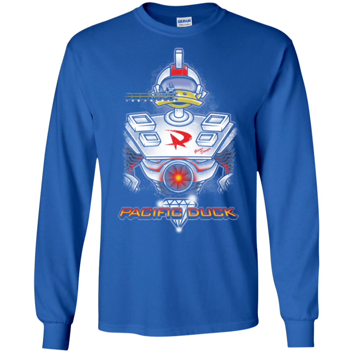 T-Shirts Royal / S Pacific Duck Men's Long Sleeve T-Shirt