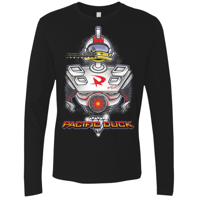 T-Shirts Black / S Pacific Duck Men's Premium Long Sleeve
