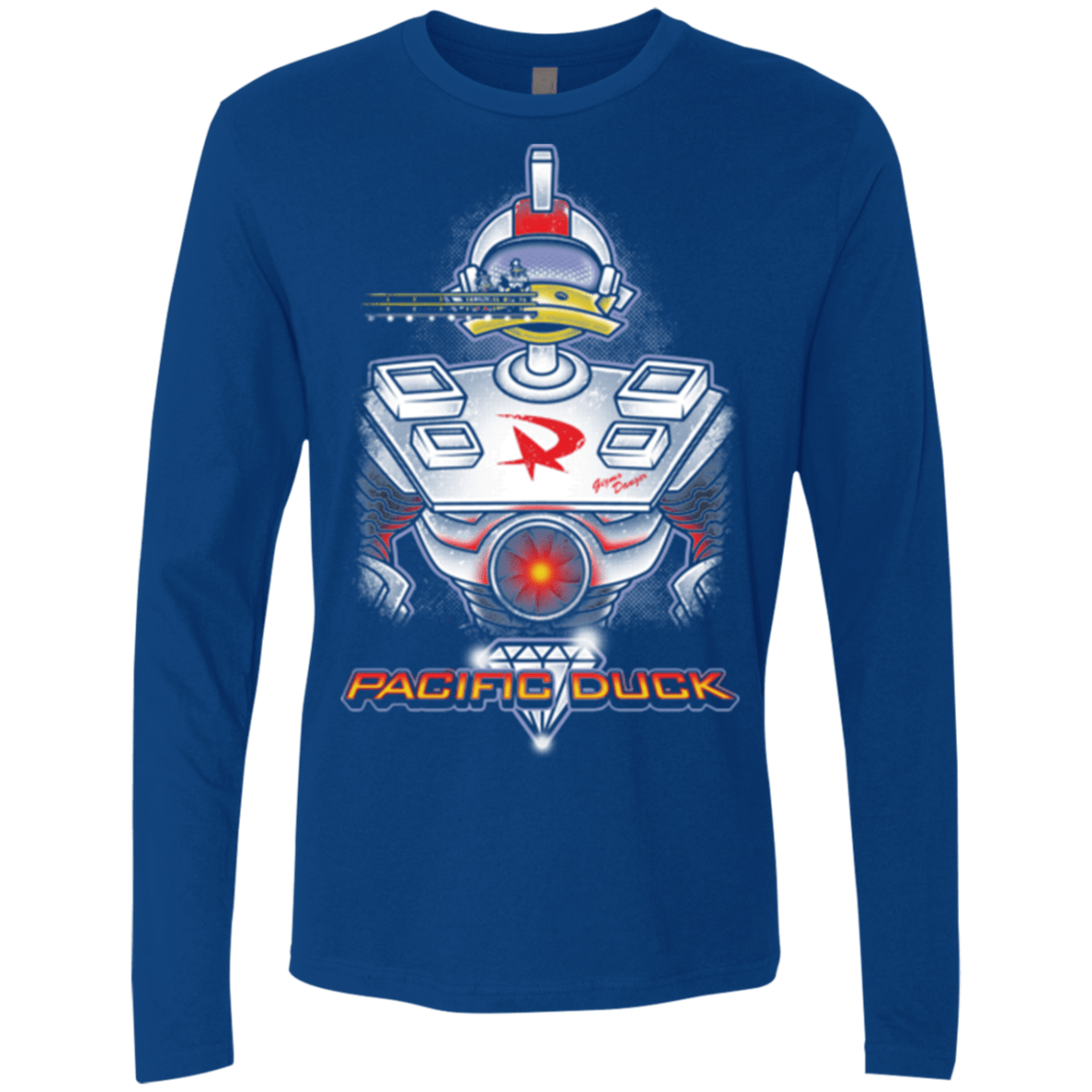 T-Shirts Royal / S Pacific Duck Men's Premium Long Sleeve