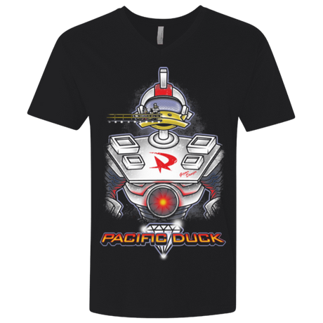 T-Shirts Black / X-Small Pacific Duck Men's Premium V-Neck