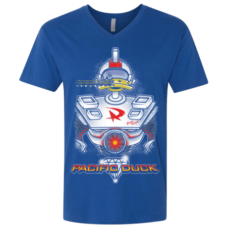 T-Shirts Royal / X-Small Pacific Duck Men's Premium V-Neck