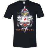 T-Shirts Black / X-Small Pacific Duck Men's Semi-Fitted Softstyle