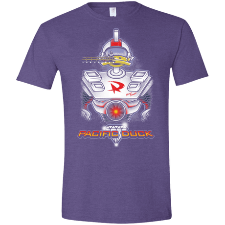 T-Shirts Heather Purple / S Pacific Duck Men's Semi-Fitted Softstyle