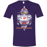 T-Shirts Purple / S Pacific Duck Men's Semi-Fitted Softstyle
