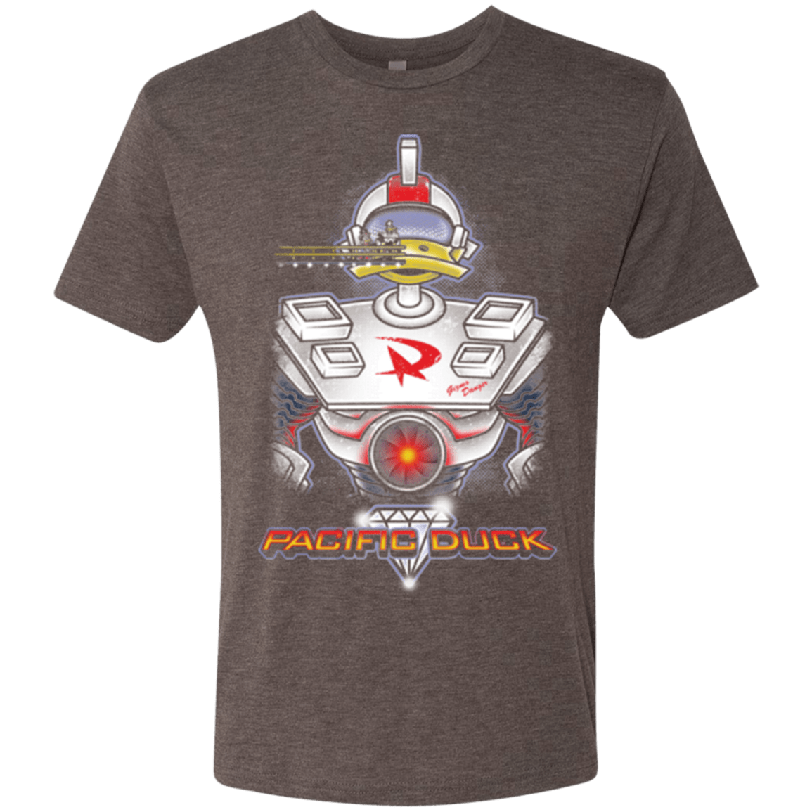 T-Shirts Macchiato / S Pacific Duck Men's Triblend T-Shirt