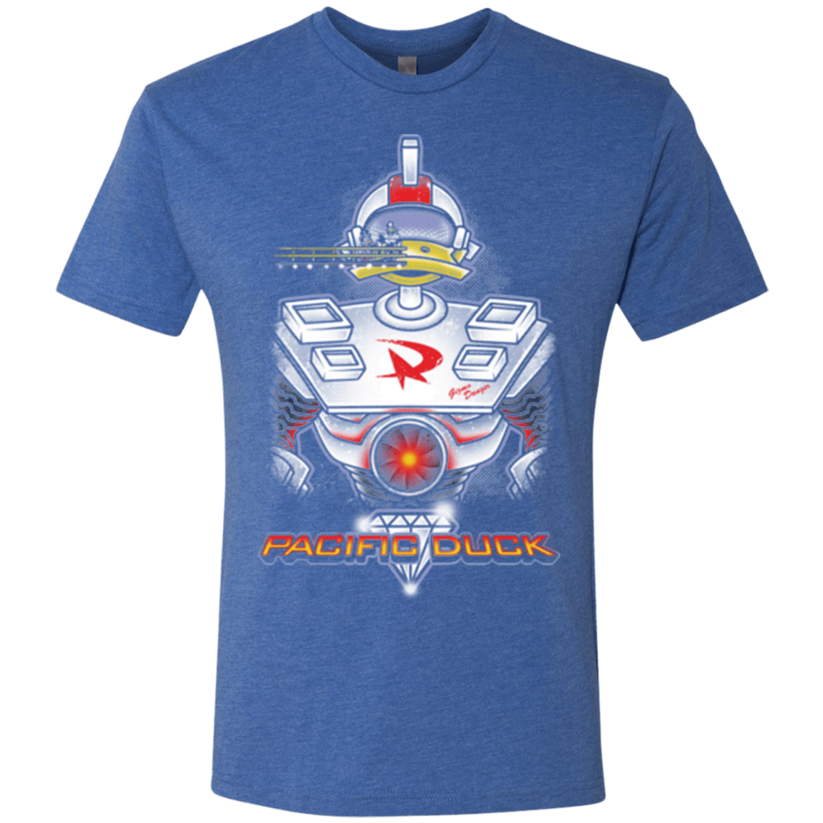 T-Shirts Vintage Royal / S Pacific Duck Men's Triblend T-Shirt